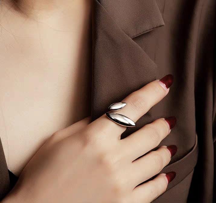 WATER DROP OPEN RING