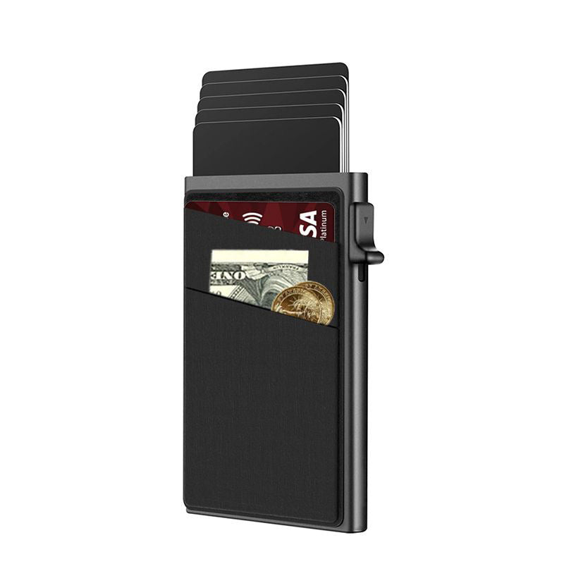 ULTRA-THIN RFID PROTECTED WALLET CARD HOLDER