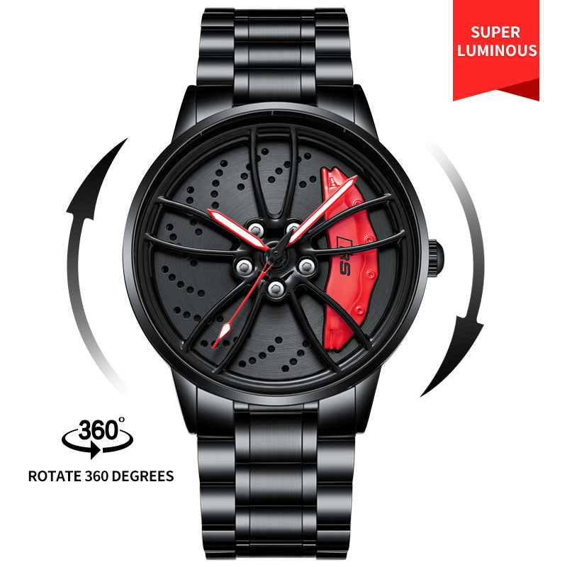 AUDI RS6 CAR MODIFICATION ROTATING HYDRAULIC METER