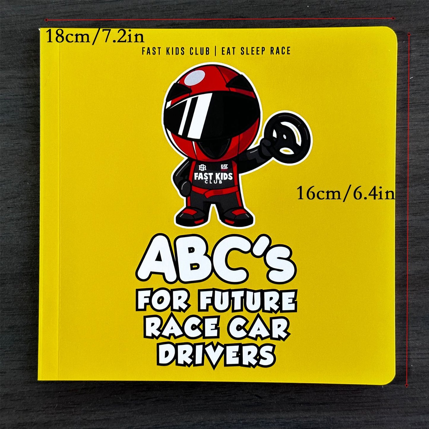 ABC'S FOR FUTURE RACE CAR DRIVERS ALPHABET BOOK