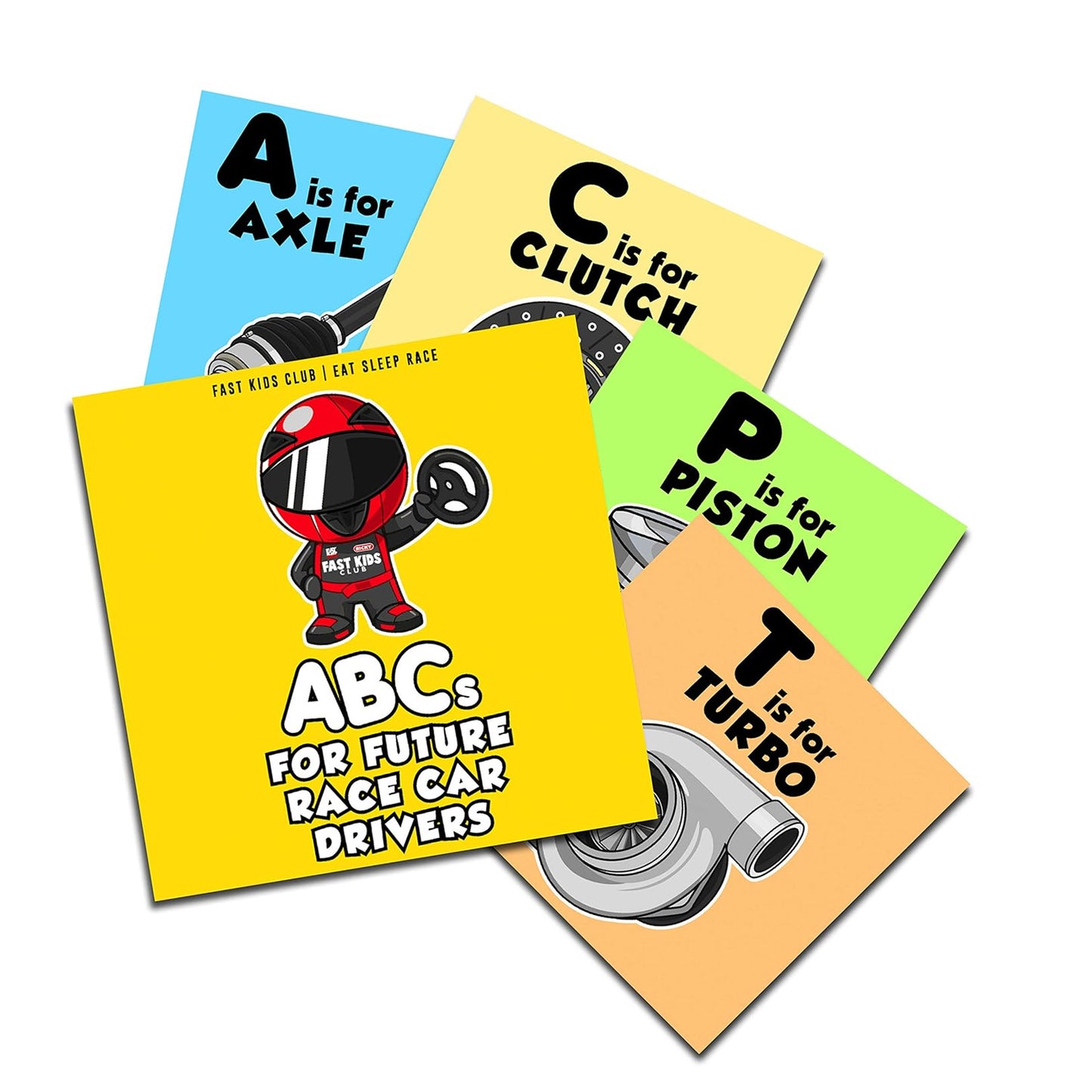 ABC'S FOR FUTURE RACE CAR DRIVERS ALPHABET BOOK