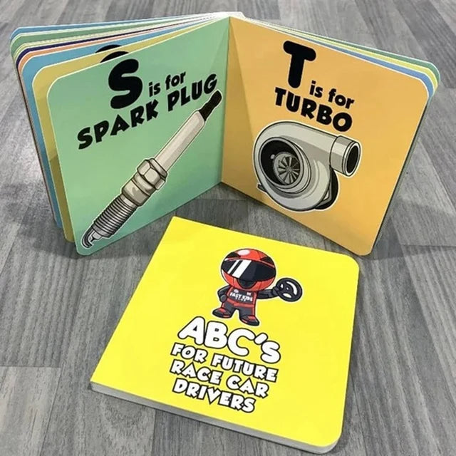ABC'S FOR FUTURE RACE CAR DRIVERS ALPHABET BOOK