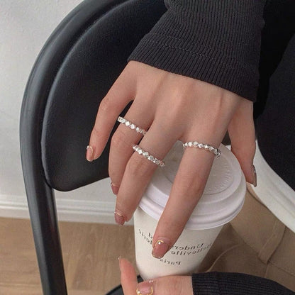GEOMETRIC BEAD RING