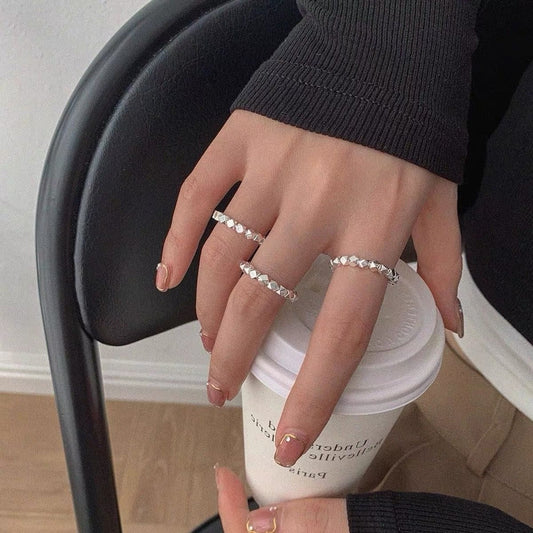 GEOMETRIC BEAD RING