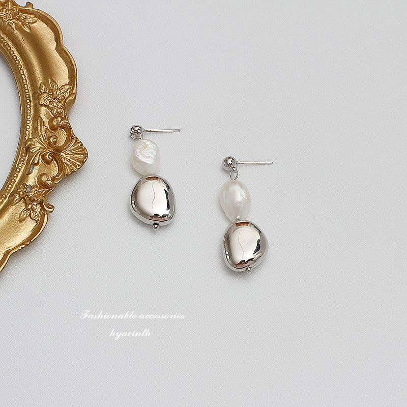 PEARL STONE GRAINS EARRINGS