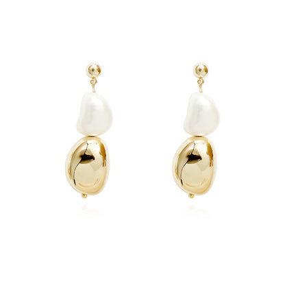 PEARL STONE GRAINS EARRINGS