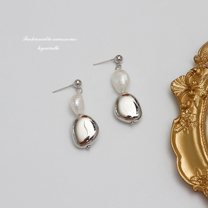 PEARL STONE GRAINS EARRINGS