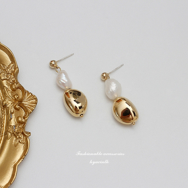 PEARL STONE GRAINS EARRINGS