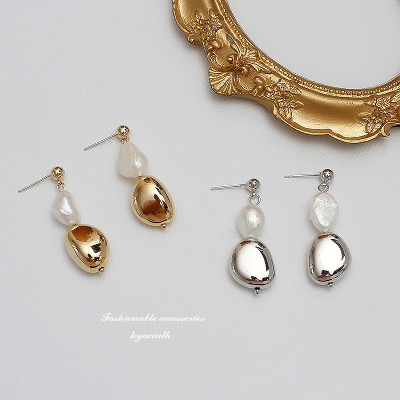 PEARL STONE GRAINS EARRINGS