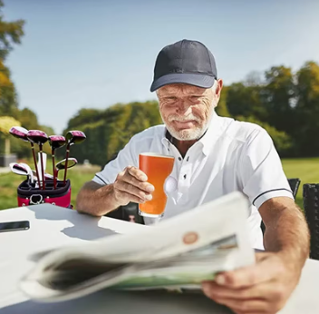 GOLF BALL BEER GLASS