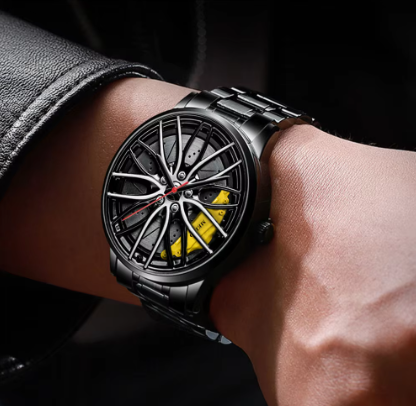 RACING CAR RIM WATCH
