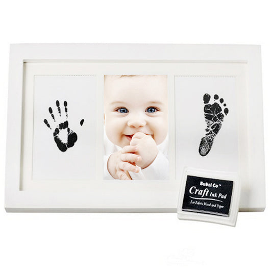 NEWBORN BABY HAND FOOT PRINT DIY PHOTO FRAME