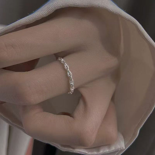 CHAIN CHARM RING