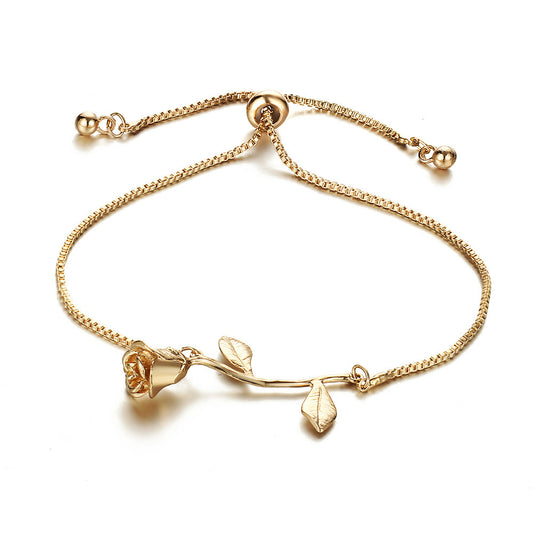 ROSE FLOWER BRACELET