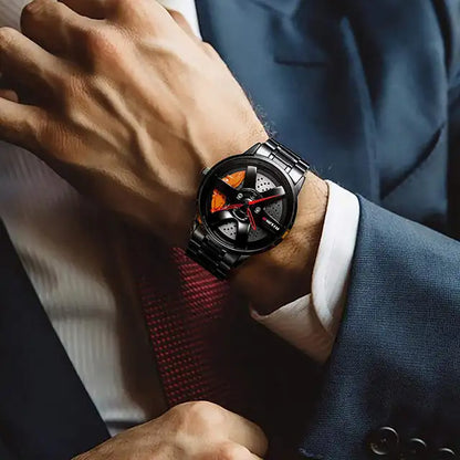 SVJ GENUINE BRAKE HOLLOW DIAL MEN'S WATCH