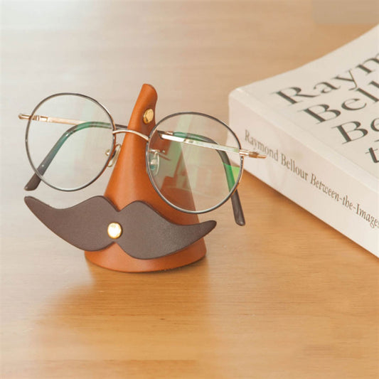 LEATHER GLASSES STAND