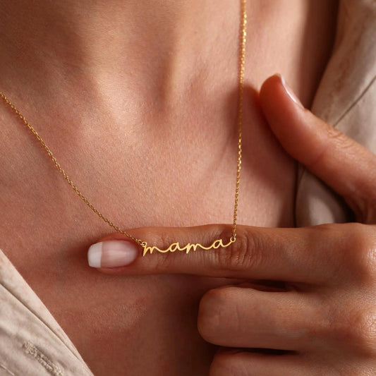MAMA LETTER NECKLACE| BRACELET | ANKLET