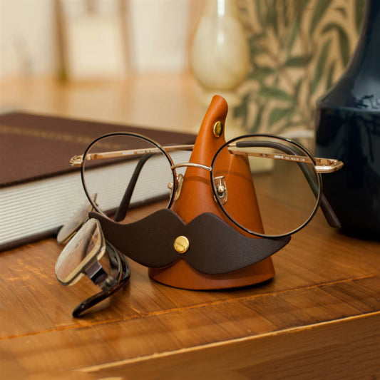 LEATHER GLASSES STAND