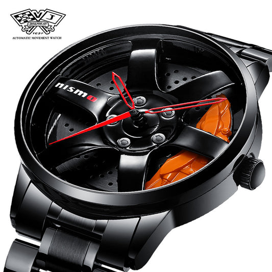 SVJ GENUINE BRAKE HOLLOW DIAL MEN'S WATCH