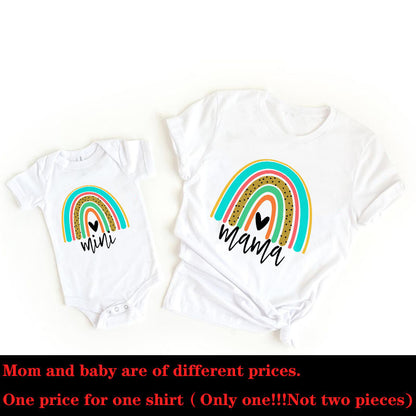 PARENT-CHILD SUMMER CLOTHES T-SHIRT