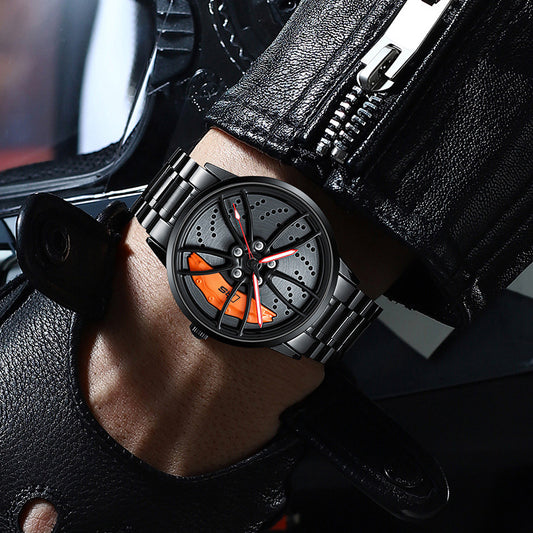 AUDI RS6 CAR MODIFICATION ROTATING HYDRAULIC METER