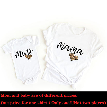 PARENT-CHILD SUMMER CLOTHES T-SHIRT