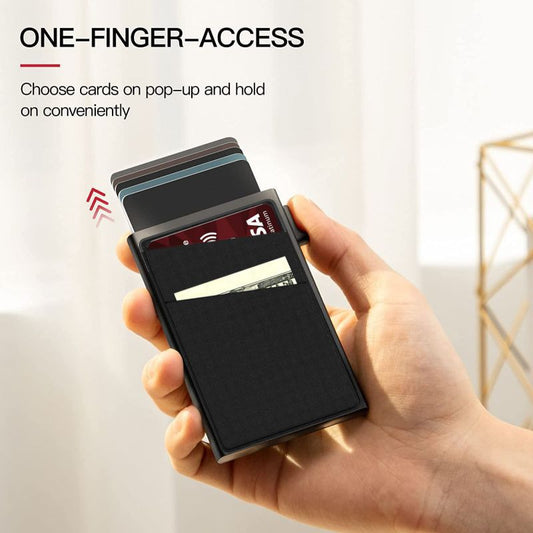 ULTRA-THIN RFID PROTECTED WALLET CARD HOLDER