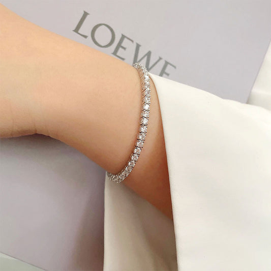 FOUR-CLAW FULL DIAMOND BRACELET
