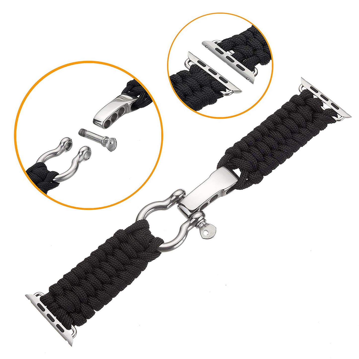 NYLON BRAID APPLE WATCH STRAP