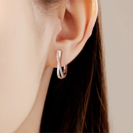 TWISTED LINE EARRINGS