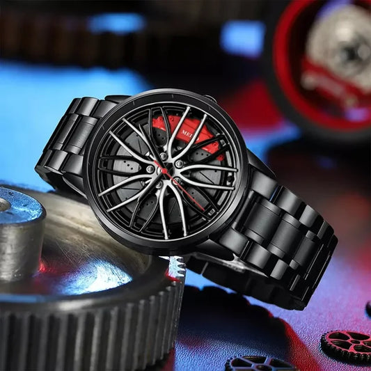 RACING CAR RIM WATCH