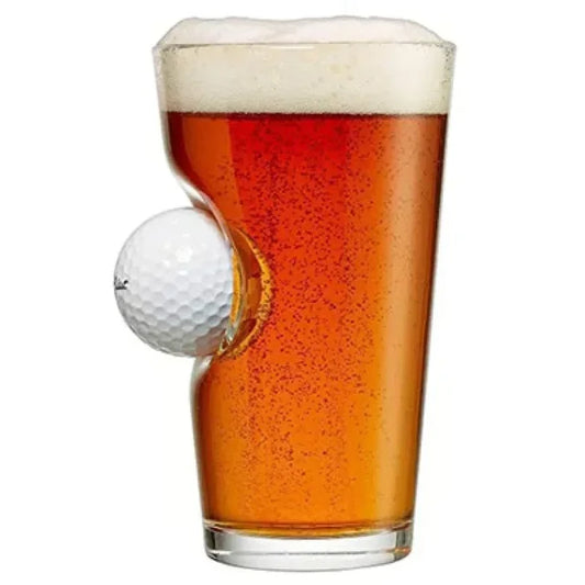 GOLF BALL BEER GLASS