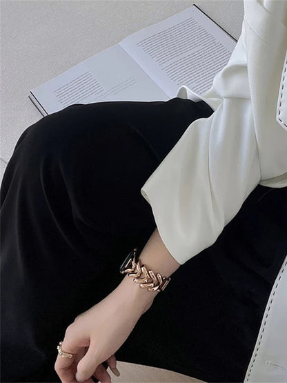 CHAIN SINGLE ROW METAL STRAP