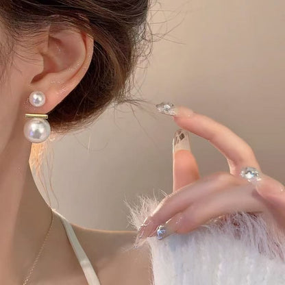 DOUBLE PEARL EARRINGS