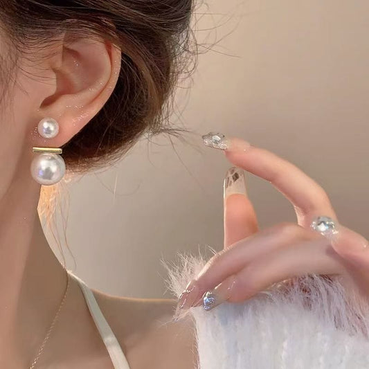 DOUBLE PEARL EARRINGS
