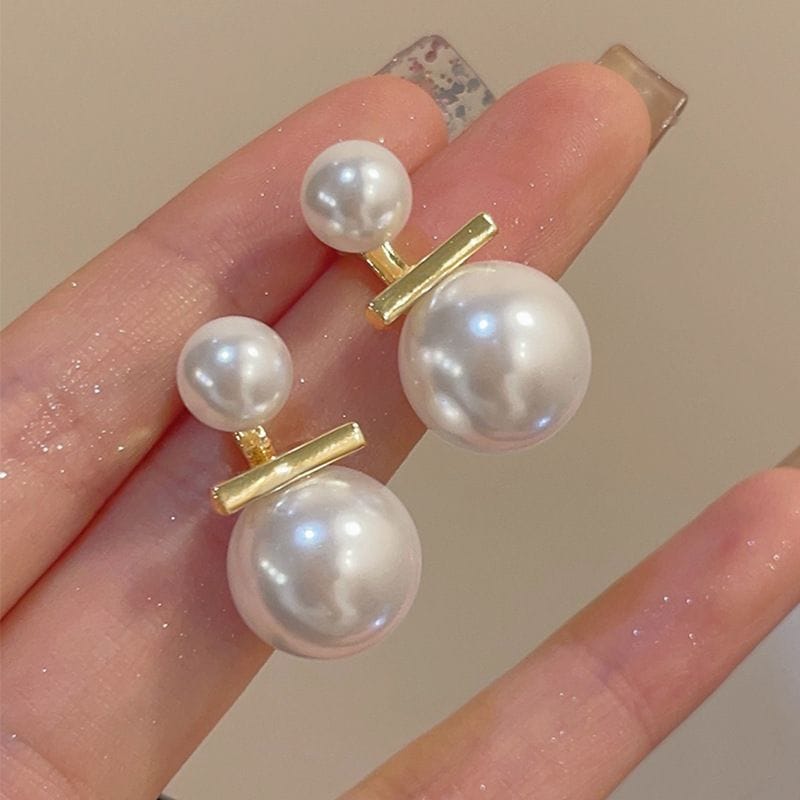DOUBLE PEARL EARRINGS