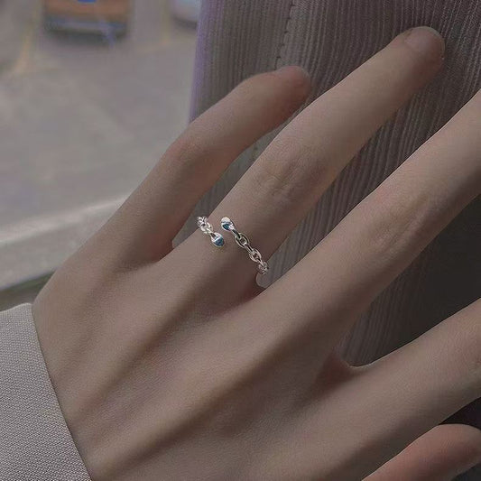 CHAIN CHARM RING
